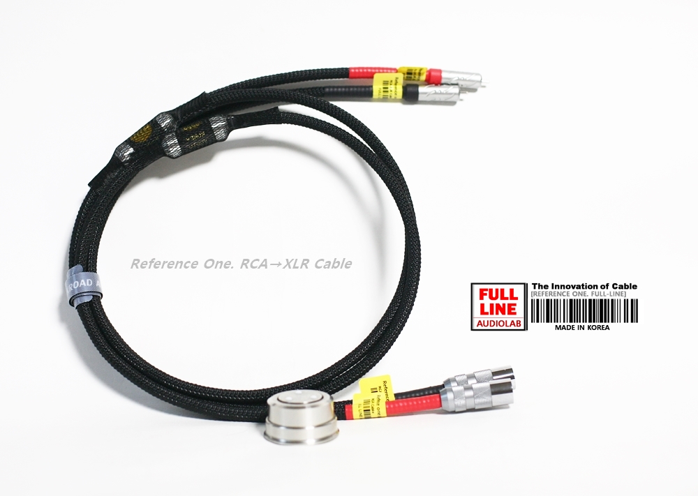 레퍼런스원 RCA→XLR 전환케이블