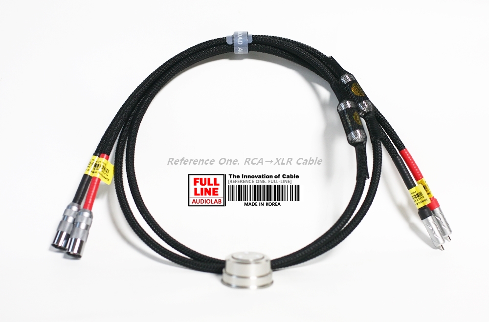 레퍼런스원 RCA→XLR 전환케이블