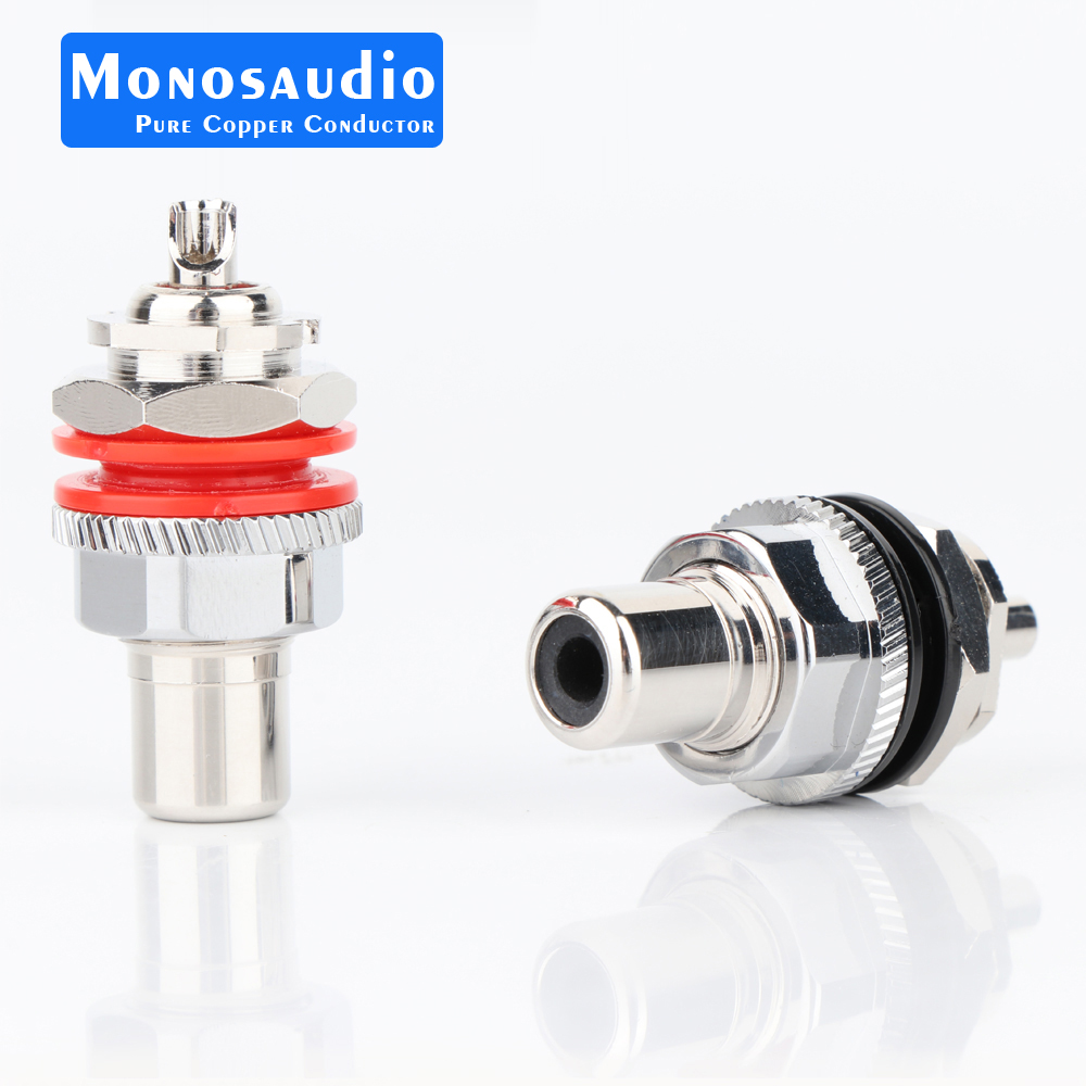 Monosaudio 99.998% 순동 금도금 터미널