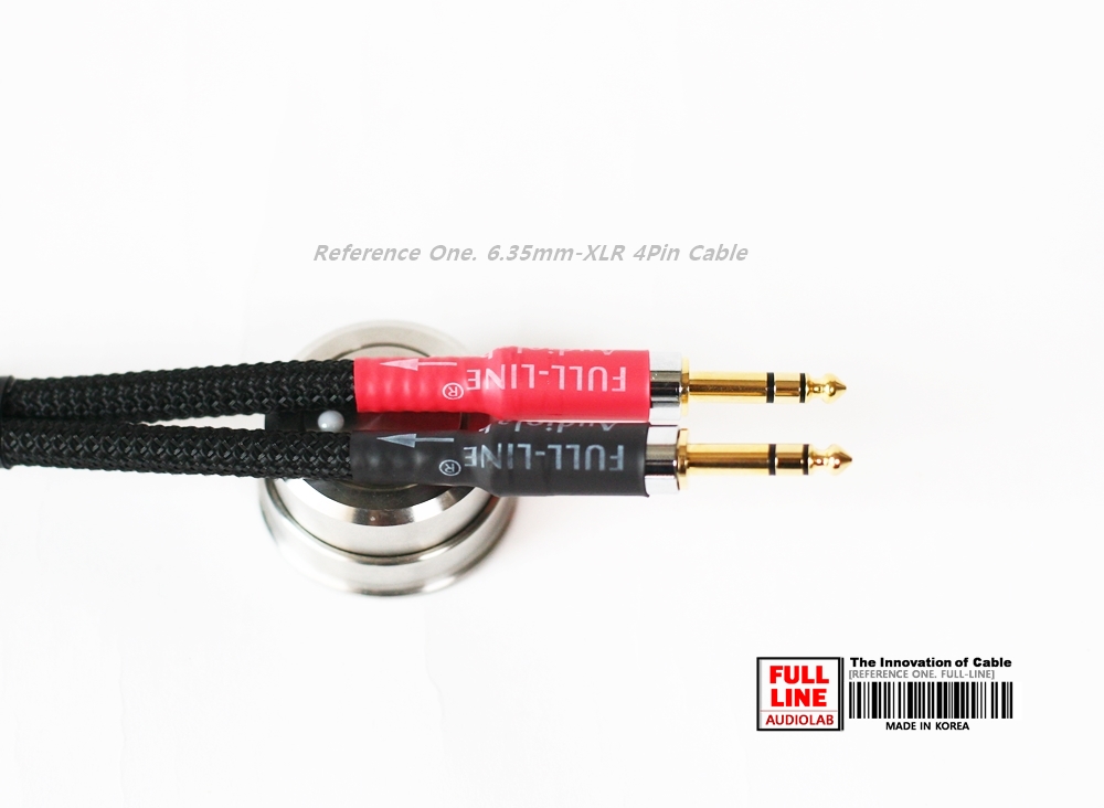 6.35mm→XLR 4핀 Mytek용 전환케이블