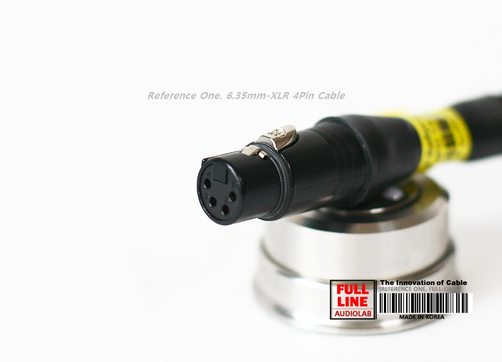 6.35mm→XLR 4핀 Mytek용 전환케이블