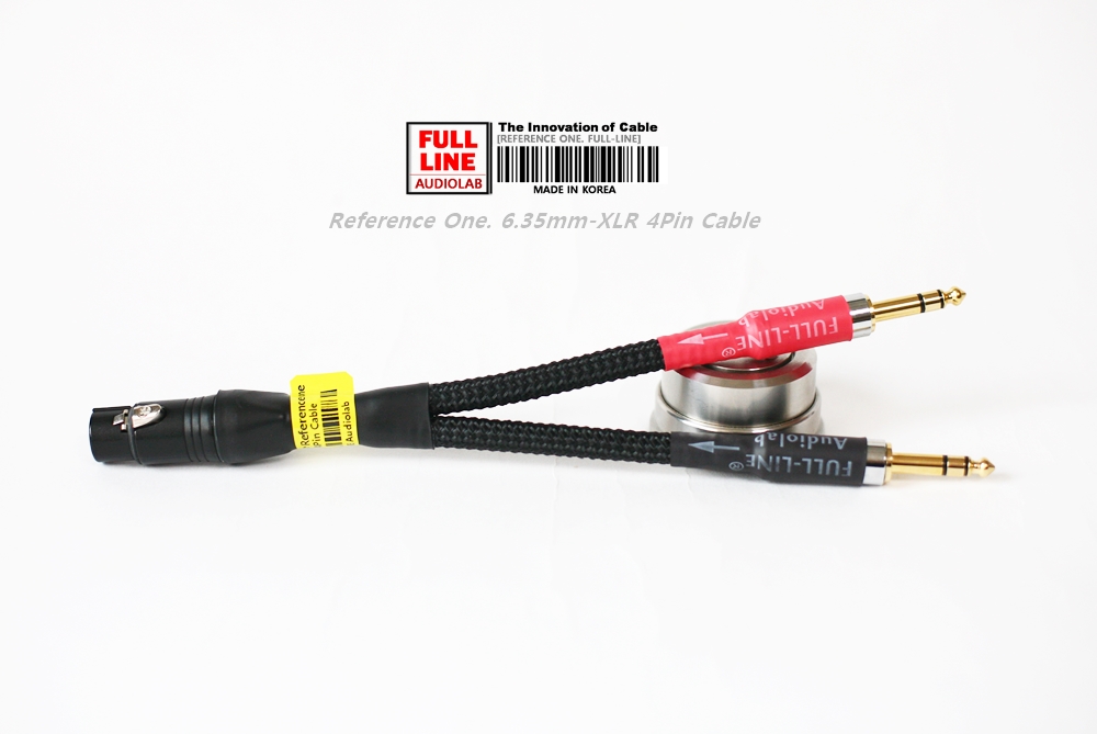 6.35mm→XLR 4핀 Mytek용 전환케이블