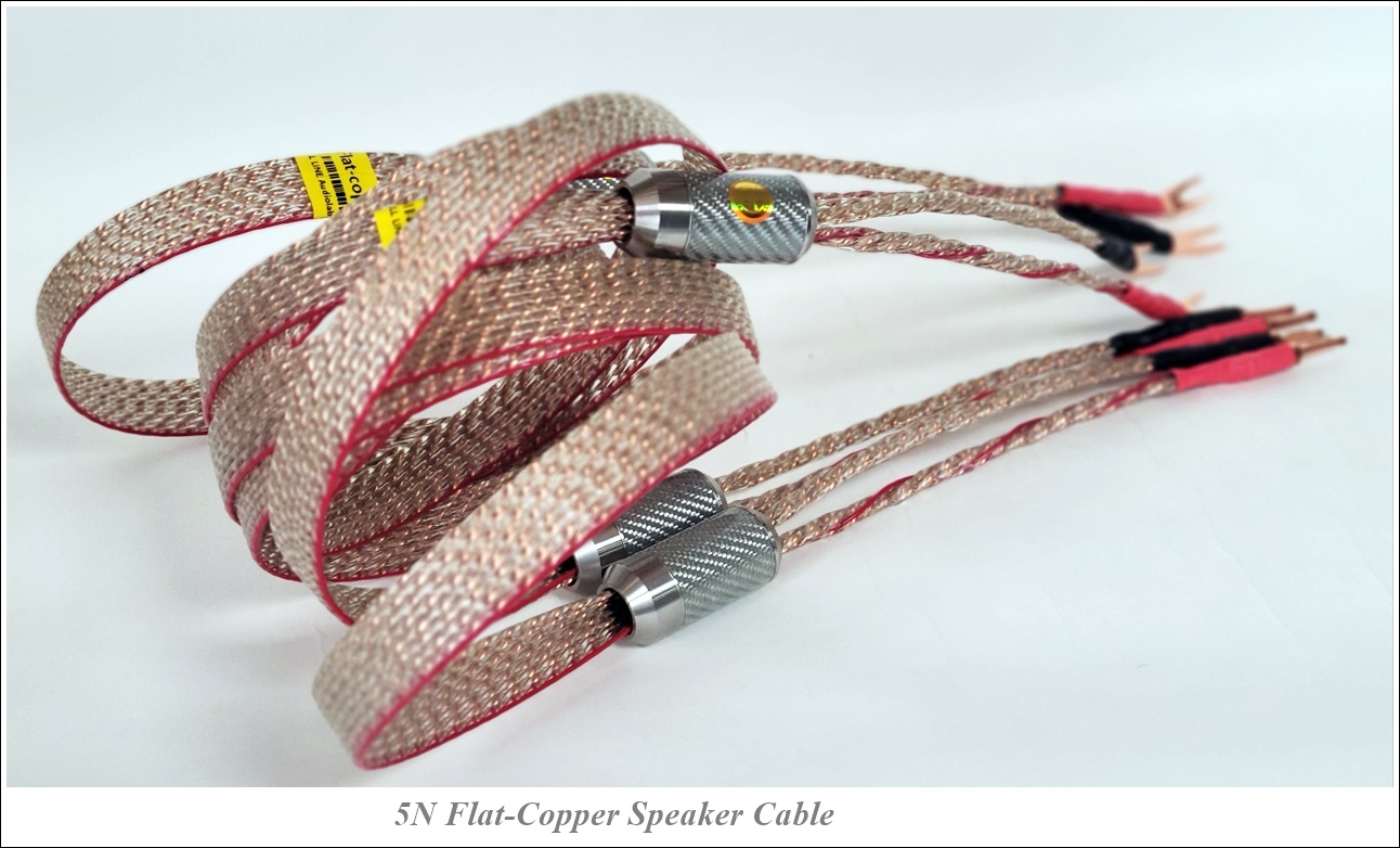 (스피커케이블) 5N Flat Copper 케이블 신제품