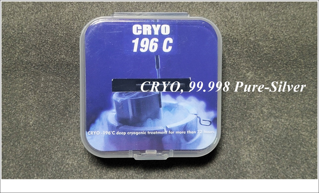 (터미널) 극저온 Cryo -196, 99.998% 순은 퓨즈대용 신버젼