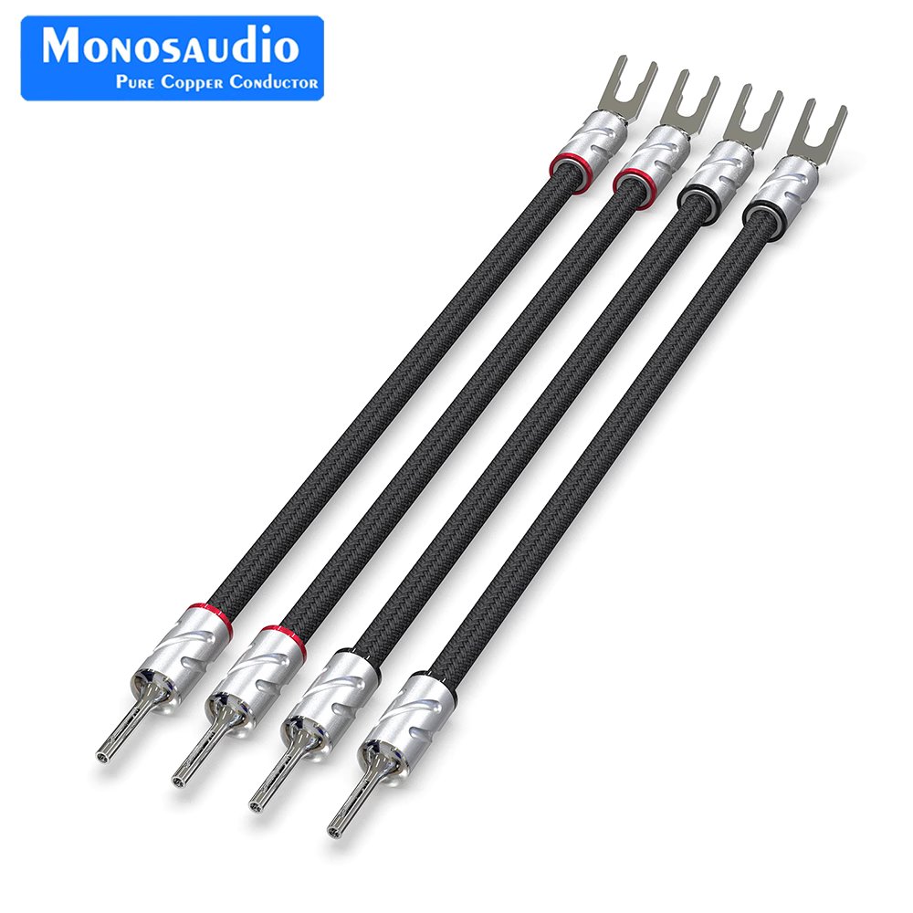 (점퍼) Monosaudio 6N 단결정 순은 점퍼케이블