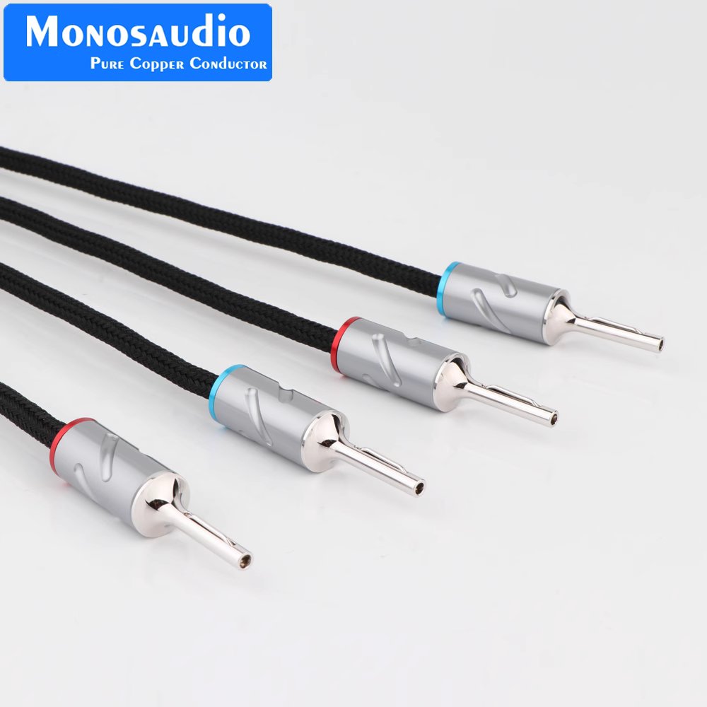 (점퍼) Monosaudio 6N 단결정 순은 점퍼케이블
