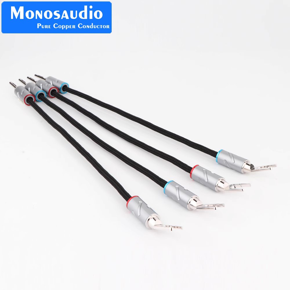 (점퍼) Monosaudio 6N 단결정 순은 점퍼케이블