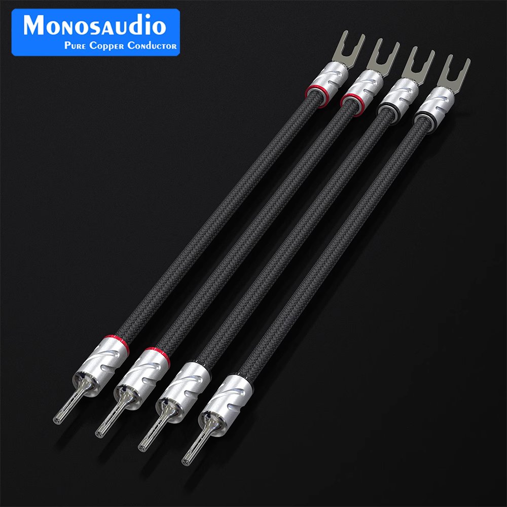 (점퍼) Monosaudio 6N 단결정 순은 점퍼케이블