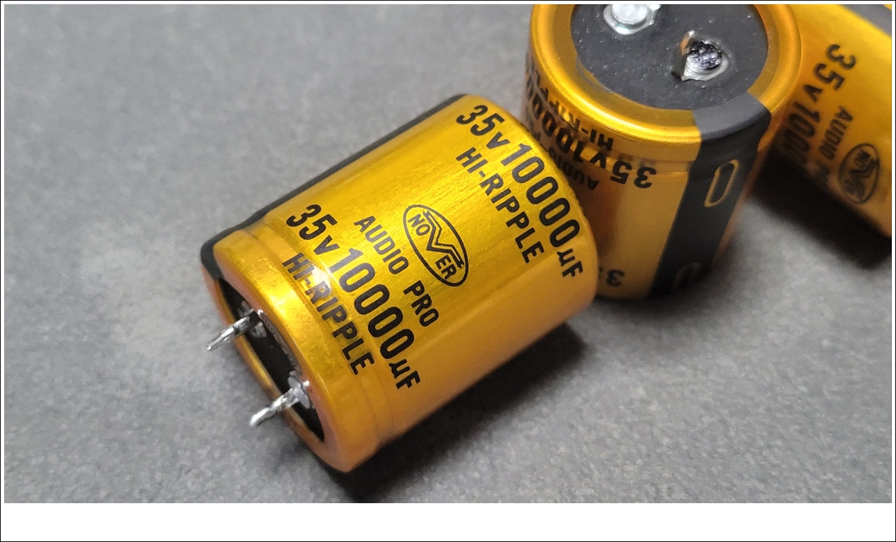 (콘덴서) NOVER 10,000uF 35V 오디오전용 추천!!!