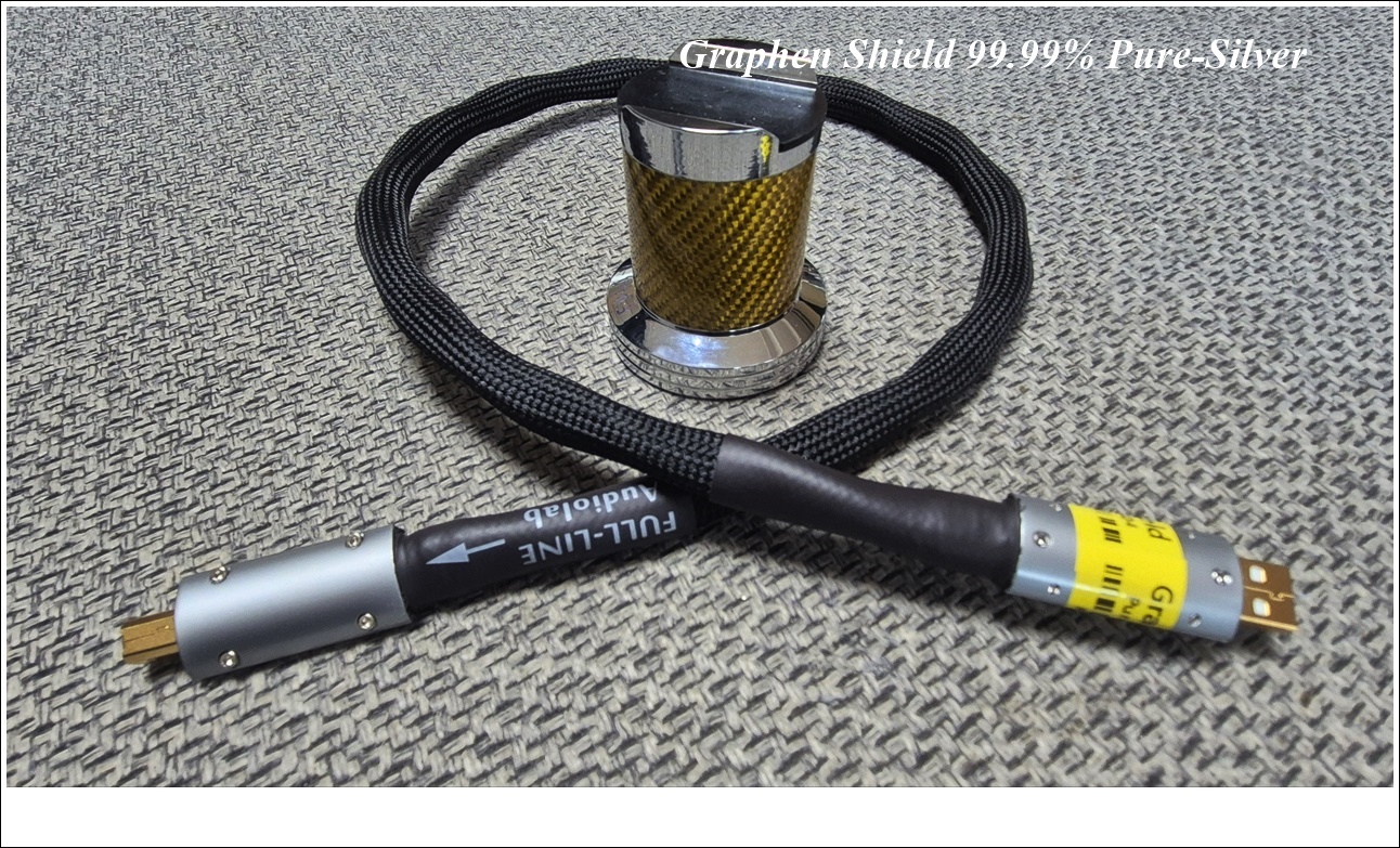 (USB) Graphen 차폐 순은 전원분리형 케이블