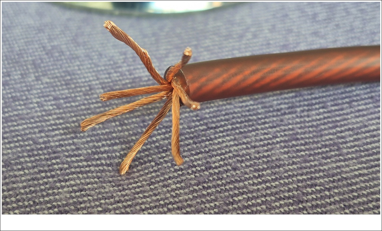 (파워케이블) 3-Core 6N OCC 10AWG 단결정 케이블