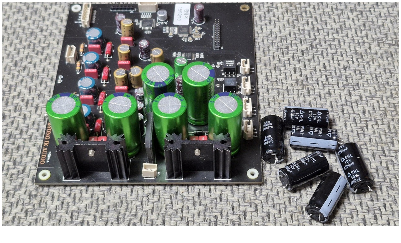 Nichicon MUSE kz 4,700uF 25V 하이엔드 전해콘덴서